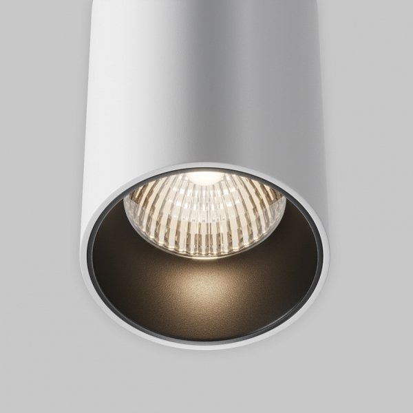 Nowoczesna Lampa Wisząca Tuba biała Efir Maytoni P089PL-25W3K-W