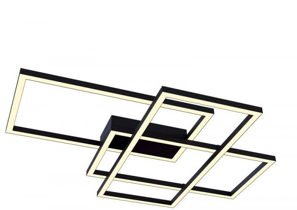 Nowoczesny Plafon Geometryczny LED MAYTONI LINE MOD016CL-L80BK