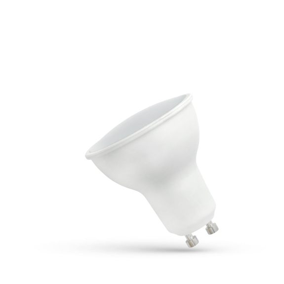 ŻARÓWKA LED GU10 230V 1,5W Z MATOWĄ SZYBKĄ WOJ+13837 BARWA CIEPŁA