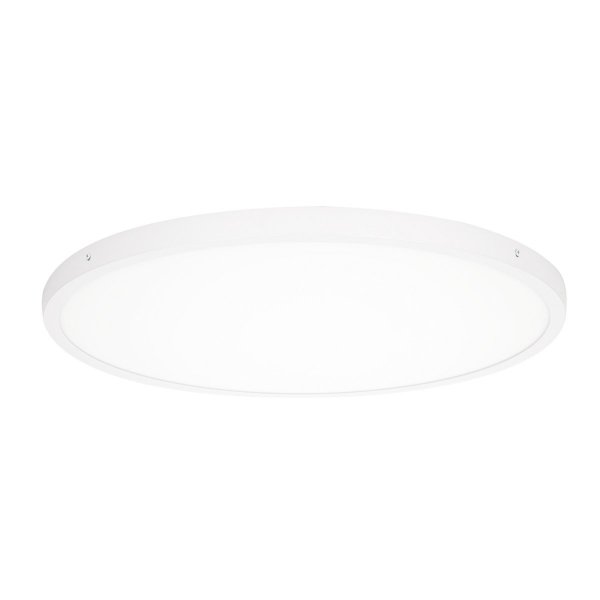 BIAŁY Plafon Sufitowy LED ITALUX PELARO PLF-7001-600R-WH-4K