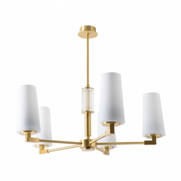 Lampa wisząca 1244 VINCENZA Mosiądz Elegancki Żyrandol Zuma Line