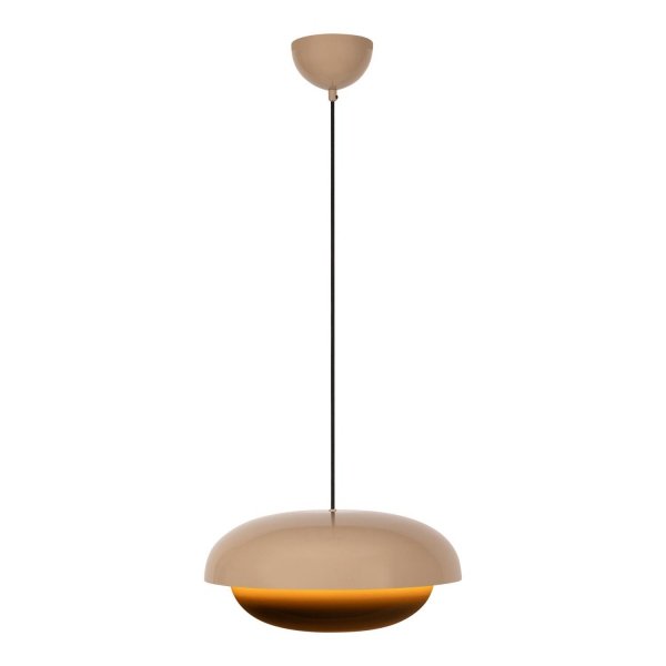Lampa Sufitowa Wisząca YOUNES Lucide 65404/40/41  – Rustykalny Beżowy Klosz E27