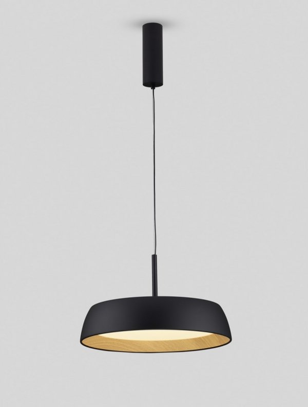 Nowoczesna lampa wisząca LED w stylu loft z elementem drewnianym CARACOLLO LE44810 Luces Exlusivas