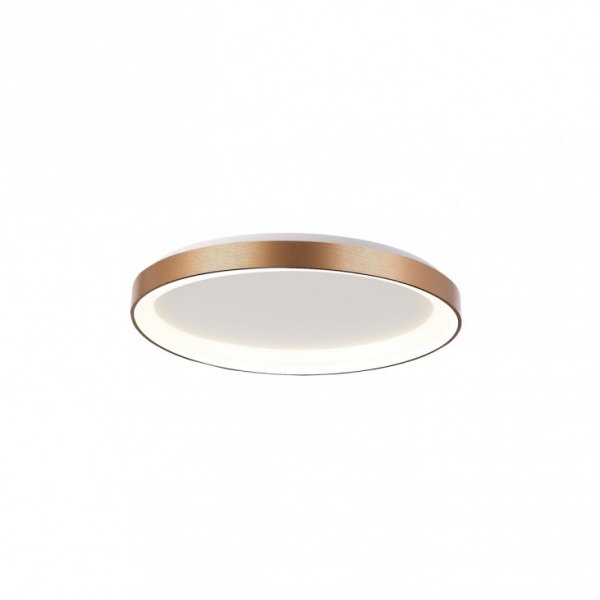 Złota Okrągła Lampa Sufitowa LED Plafon VICO PLF-53675-058RC-GD-3KS4K-TRDIMM ITALUX