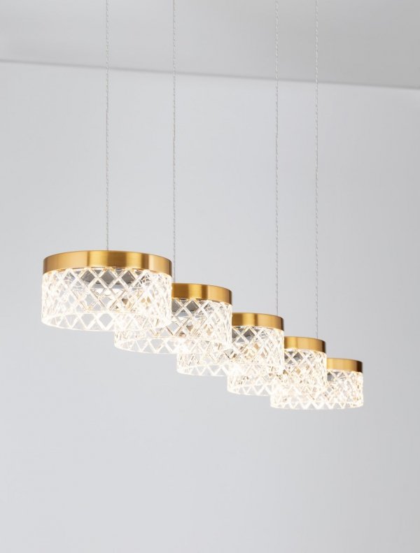 Dekoracyjna lampa wisząca Led nad stół MINEROS LE44583 Luces Exclusivas