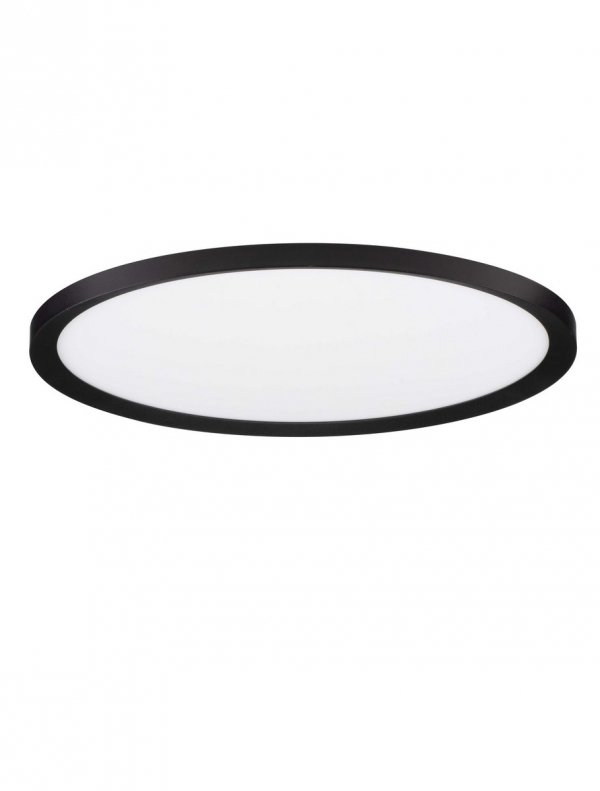 Czarny okrągły plafon LED ANTONIO LE44883 Luces Exclusivas