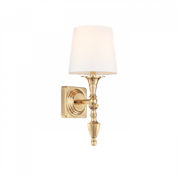 Klasyczny Kinkiet Ścienny Abażurowy AUSTIN W01125AU-WH COSMO LIGHT