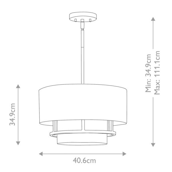 Lampa wisząca Graham Hinkley HK-GRAHAM-M-LCB Lakierowany mosiądz w stylu Art Deco