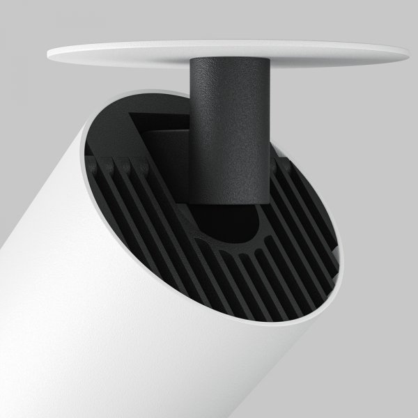 Lampa sufitowa tuba biała aluminiowa regulowana FOCUS LED MAYTONI C053CL-L12W4K-W-W