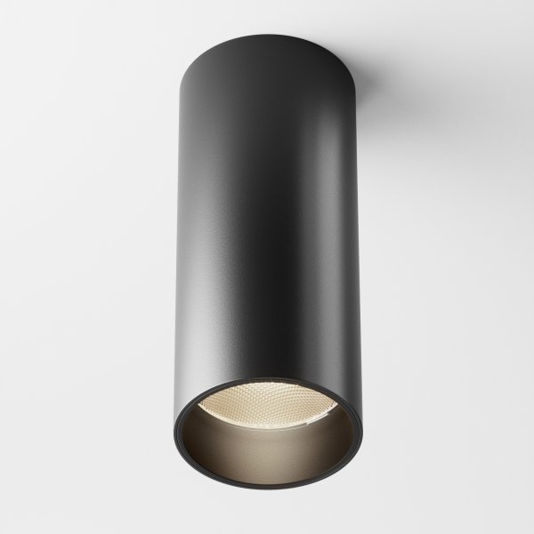 Lampa Sufitowa Tuba Aluminiowa FOCUS LED C056CL-L12B3K-W-B MAYTONI