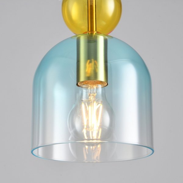 Lampa wisząca nowoczesna szklany kolorowy klosz designerska regulacja wysokości PASTELLO ST-DN345A Step Into Design