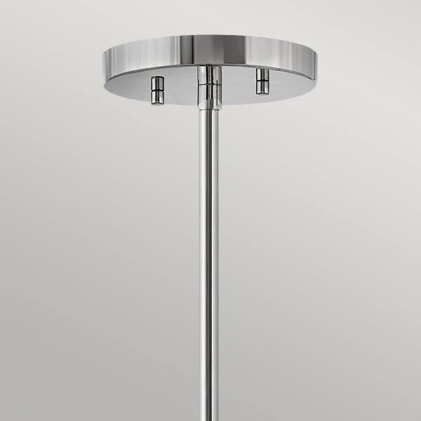 Lampa wisząca Graham Hinkley HK-GRAHAM-L-PN Polerowany nikiel w stylu Art Deco 