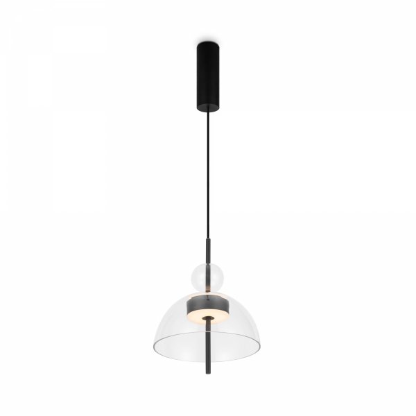 Minimalistyczna Lampa Wisząca LED Czarna Nowoczesna BANGKOK MOD185PL-L6B3K1 MAYTONI