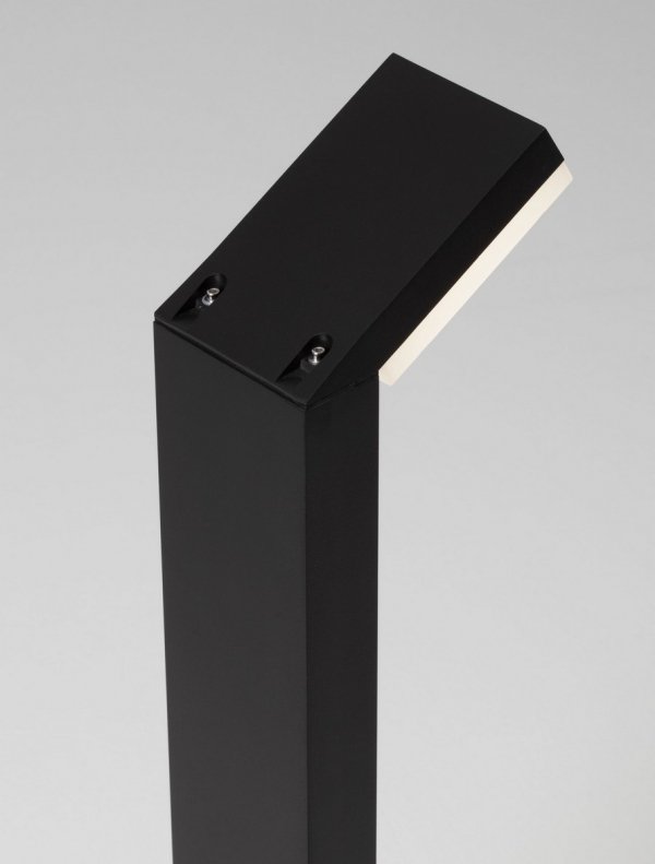 Minimalistyczna lampa ogrodowa klasyczna LED aluminiowa kolor antracyt prostokątna uniwersalna IP65 SIRELIA LE75158 Luces Exclusivas