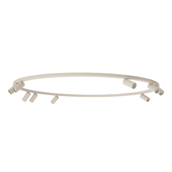 Nowoczesna lampa sufitowa beżowy minimalistyczny plafon FOURTY ROUND IX BEIGE 11954 Nowodvorski Lighting 