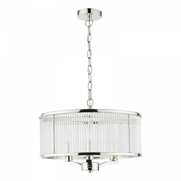 Lampa Wisząca Szklana Glamour EVELYN EVE0338 DAR LIGHTING