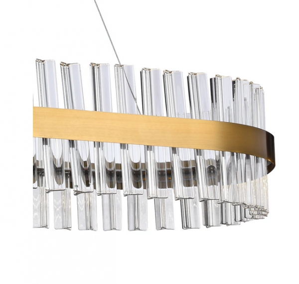 Lampa Wisząca Mosiężma Glamour FRANCESCA AZ5263 AZZARDO