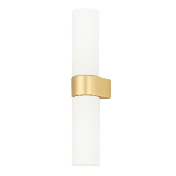 Nowoczesna Dekoracyjna Lampa Ścienna Szklany Kinkiet IP44 NATALIE II BRASS 10727 Nowodvorski Lighting
