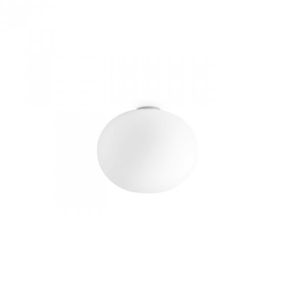 Minimalistyczny Biały Plafon Sufitowy Nowoczesny Szklana Kula COTTON PL1 D40 327891 IDEAL LUX