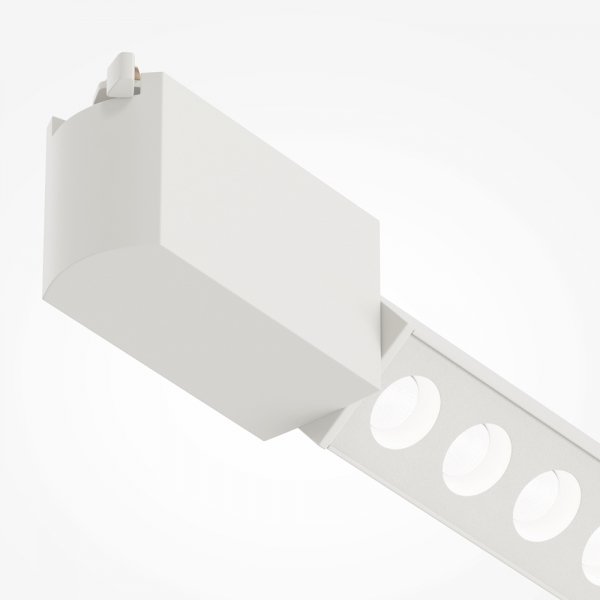 Ścieżka świetlna lampa szynowa LED prostokątna aluminium biała Points MAYTONI TR010-1-22W4K-M-W-DE