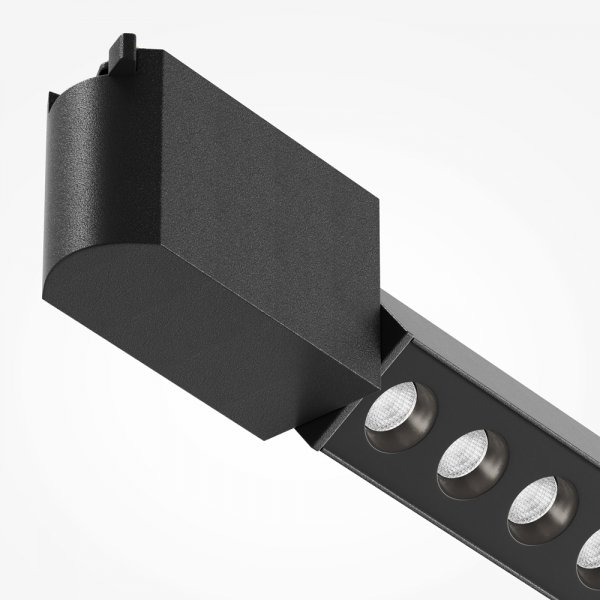  Ścieżka świetlna lampa szynowa LED prostokątna aluminium czarna Points MAYTONI TR010-1-22W4K-M-B-DE