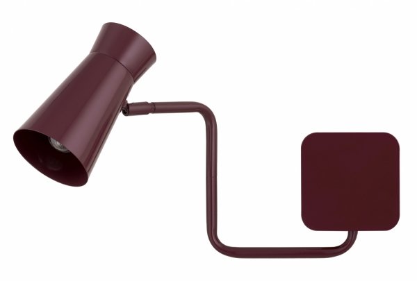 Designerski kinkiet bordowy nowoczesny regulowany wysięgnik klasyczny minimalistyczny LORD 8881 Argon 