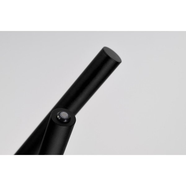 Czarna lampka stołowa nocna TROST TABLE BLACK Azzardo AZ6801