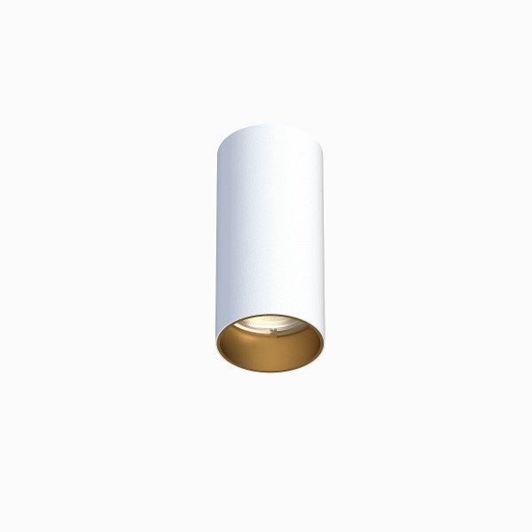 Nowoczesny Plafon Sufitowy Lampa Punktowa Tuba MONO WHITE/GOLD S 10777 Nowodvorski Lighting