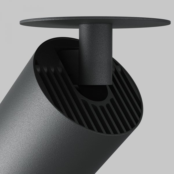 Lampa sufitowa tuba czarna aluminiowa regulowana FOCUS LED MAYTONI C053CL-L12W3K-W-B