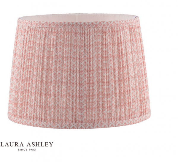 Klosz Abażur 30cm LAURA ASHLEY Gwendolen Cotton Pink DAR LIGHTING LA3756077-Q (Abażur- Bez Podstawy)