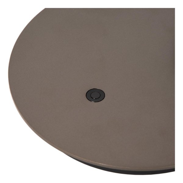 Lampa stołowa biurkowa LED szara przenośna minimalistyczna uniwersalna możliwość ściemniania OGDEN 56505/06/15 LUCIDE