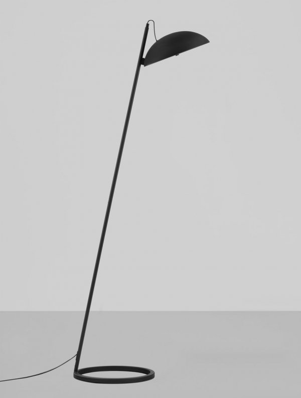 Nowoczesna Lampa Podłogowa Czarna LED VIBORAL LE44526 LUCES EXCLUSIVAS