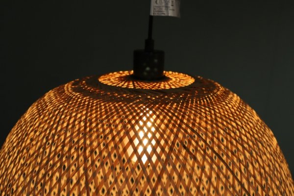 Lampa sufitowa bambusowa 46x46x43cm
