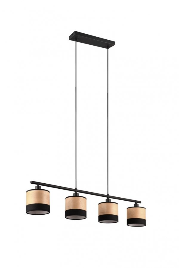 Czarna Nowoczesna Dekoracyjna Lampa Wisząca BOLZANO R31664032 RL