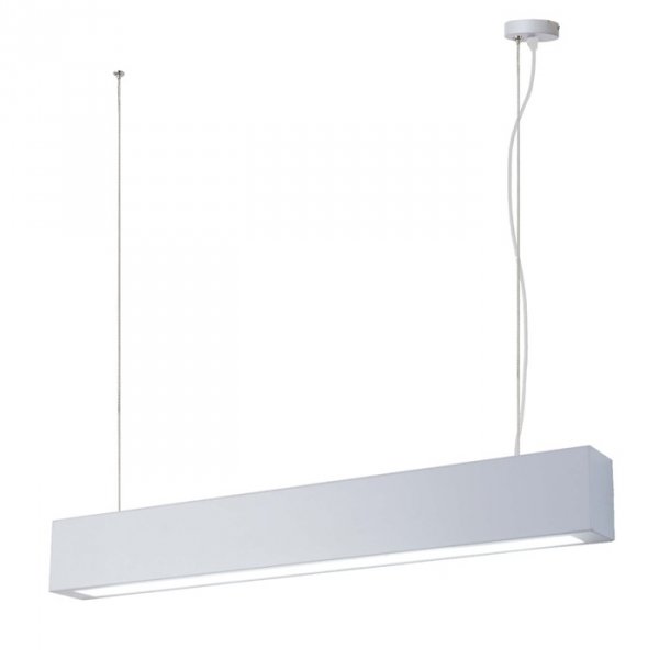 LAMPA WISZĄCA BELKA NAD STÓŁ LIGHT PRESTIGE IBROS 18W CCT LP-7001/1P 20 WH-63 18 CCT BIAŁA LAMPA WISZĄCA LISTWA LED