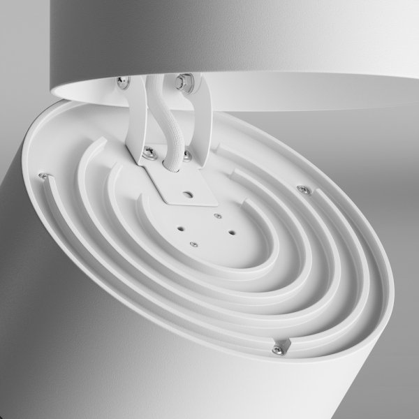  Lampa sufitowa minimalistyczna regulowana aluminium biały Yin MAYTONI C084CL-15W3K-D-W-DE