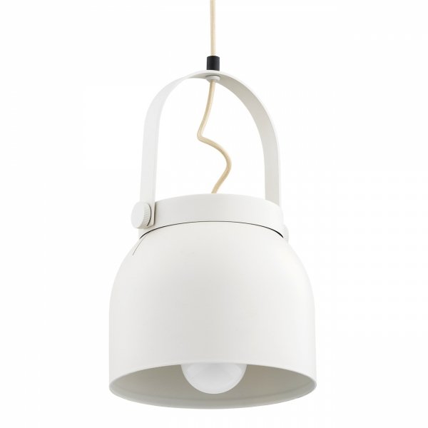 Duża Lampa Wisząca Loft Beżowa LOGAN 8280 ARGON