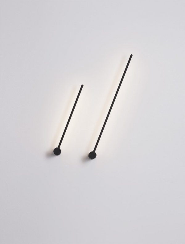 Kinkiet Ścienny Czarny Minimalistyczny TECOMAN LE42850 LUCES EXCLUSIVAS
