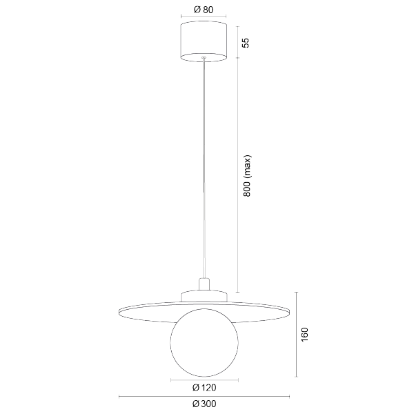 Lampa wisząca ceramika Bolesławiec granatowy płaski talerz w kropki ręcznie zdobiona designerska wyjątkowa BOLL 8950 Argon x Manufaktura w Bolesławcu 