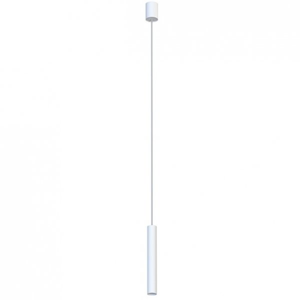 Nowoczesna Lampa Wisząca Biała Tuba Metalowa FOURTY 10770 Nowodvorski Lighting