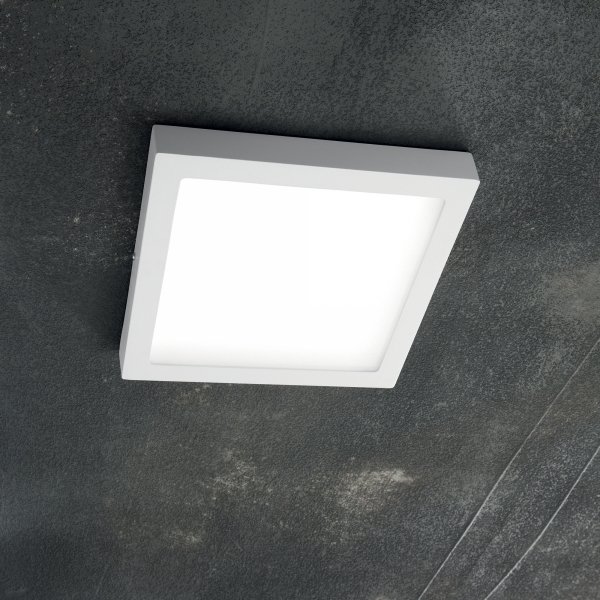 Kwadratowa Biała Lampa Sufitowo Ścienna UNIVERSAL 240374 IDEAL LUX