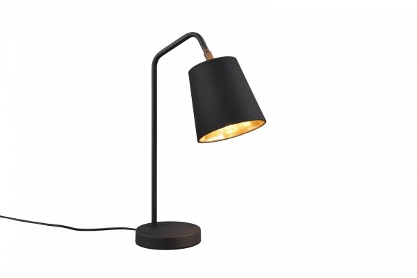 Czarno Złota Dekoracyjna Lampka Stołowa LED BUDDY R51721032 RL