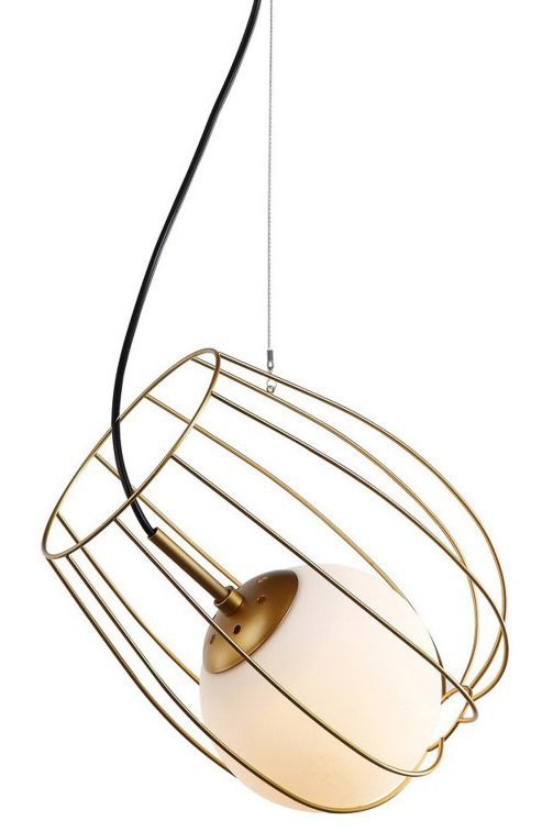 LAMPA WISZĄCA DESIGN ITALUX MELIA MDM-3943/1 GD ZŁOTA NOWOCZESNA