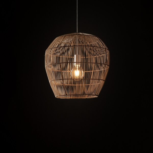 Naturalna Lampa Wisząca Z Bambusa W Stylu Boho HAITI S 11163 Nowodvorski Lighting