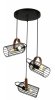 ITALUX ANTOIN LAMPA WISZĄCA INDUSTRIALNA LOFT PND-2445-3-BK 