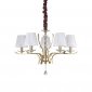 Lampa Wisząca Mosiężna Klasyczna PEGASO SP5 197722 IDEAL LUX 