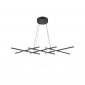 Lampa Wisząca LED Czarna Nowoczesna HALO MOD244PL-L50BK MAYTONI 