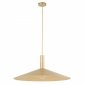 Lampa wisząca zwis pojedynczy talerz Capri M Sigma 41007 złota nad stół nad wyspę 