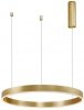 ZŁOTA LAMPA WISZĄCA RING LED NOWOCZESNA LAMPA DO SALONU ZŁOTE KOŁO JACA LE41423 LUCES EXCLUSIVAS 