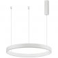 Biała Lampa Wisząca Okrąg JACA CCT LE43512 LUCES EXCLUSIVAS 